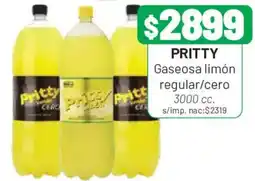Almacor Pritty gaseosa limón regular/cero oferta