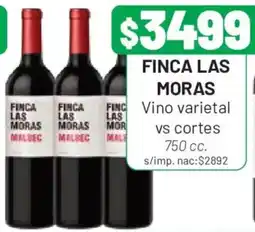 Almacor Finca las moras vino varietal vs cortes oferta