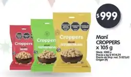 Supermercados Buenos Días CROPPERS Maní oferta