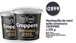 Supermercados Buenos Días CROPPERS Mantequilla de maní estilo americano oferta