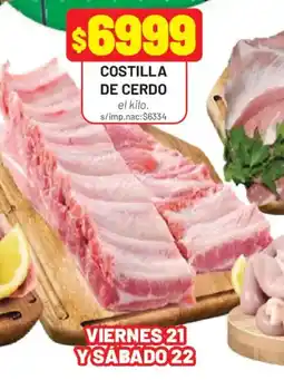 Almacor Costilla de cerdo oferta