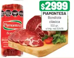 Almacor Piamontesa bondiola clásica oferta