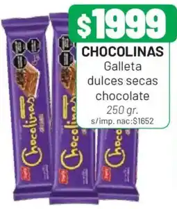 Almacor Chocolinas galleta dulces secas chocolate oferta