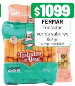 Almacor Fermar tostadas varios sabores oferta
