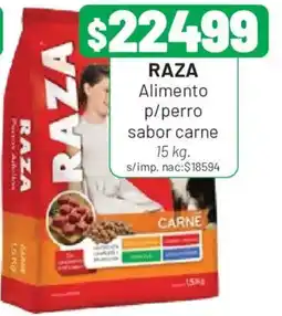 Almacor Raza alimento p/perro sabor carne oferta