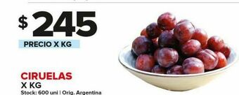 Carrefour Ciruelas x kg oferta