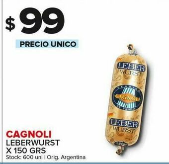 Carrefour Leberwurst cagnoli 150g oferta