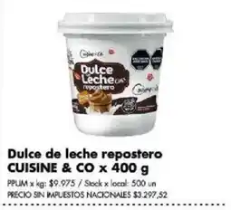 Disco Cuisine & Co dulce de leche repostero oferta