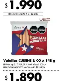 Disco Cuisine & Co vainillas oferta