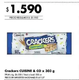 Disco Cuisine & Co crackers tradicionales oferta