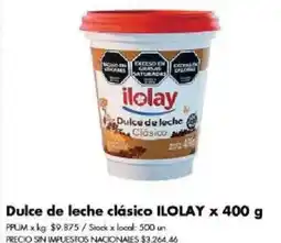 Disco Ilolay dulce de leche clásico oferta