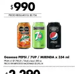 Disco Pepsi gaseosa / 7up / mirinda oferta