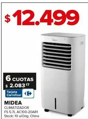 Carrefour Climatizador midea oferta