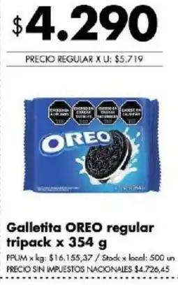 Disco Oreo galletita regular oferta