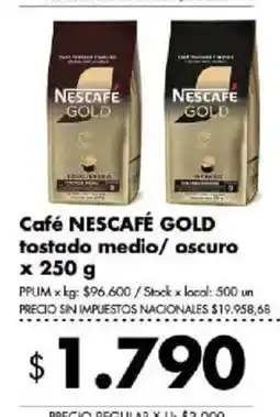 Disco Nescafe gold café oferta