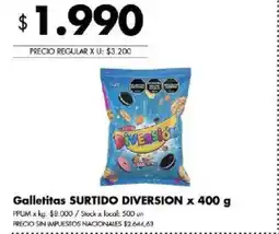 Disco Galletitas Surtido Diversión oferta