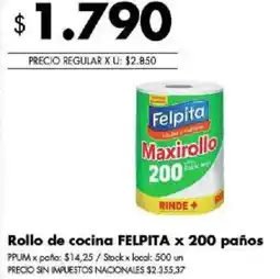 Disco Felpita rollo de cocina oferta