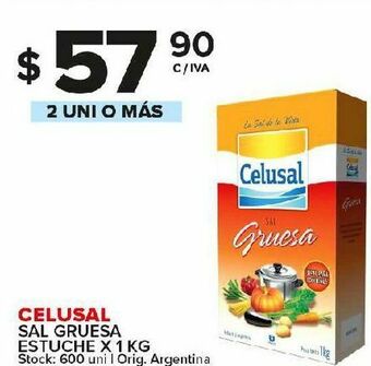 Carrefour Maxi Sal gruesa celusal 1 kg oferta