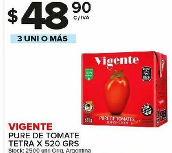 Carrefour Maxi Puré de tomate vigente 520g oferta