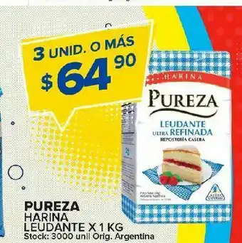 Carrefour Maxi Harina de trigo pureza leudante 1 kg oferta