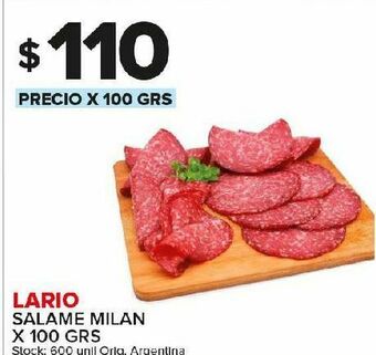Carrefour Maxi Salame lario milan x 100g oferta