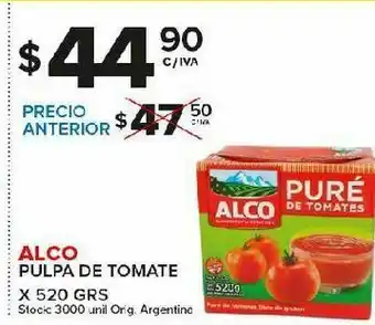 Carrefour Maxi Pulpa de tomate alco 520g oferta