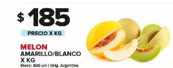 Melón amarillo/blanco kg