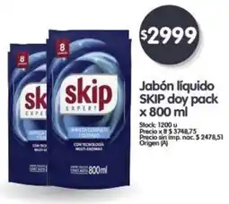 Supermercados Buenos Días SKIP Jabón líquido doy oferta