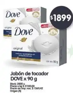 Supermercados Buenos Días DOVE Jabón de tocador oferta