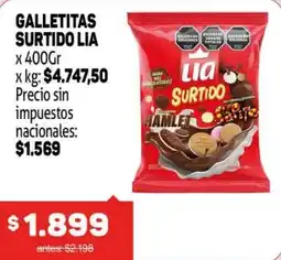 Makro Lia galletitas surtido oferta