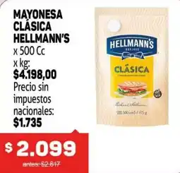 Makro Hellmann's mayonesa clásica oferta