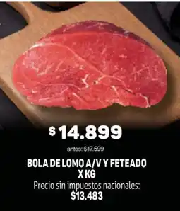 Makro Bola de lomo a/v y feteado oferta