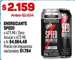 Makro Lider energizante speed oferta