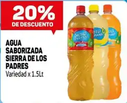Makro Sierra de los padres agua saborizada oferta