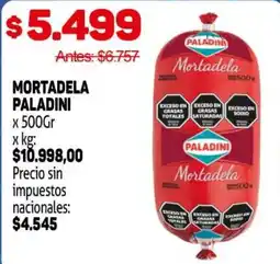 Makro Paladini mortadela oferta
