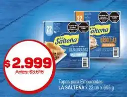 Makro La saltena tapas para empanadas oferta