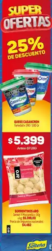Makro Casancrem queso oferta