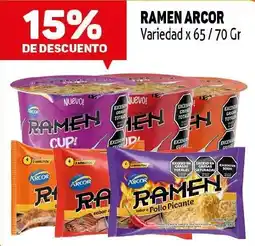 Makro Arcor ramen oferta