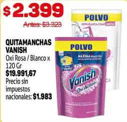 Makro Vanish quitamanchas oferta