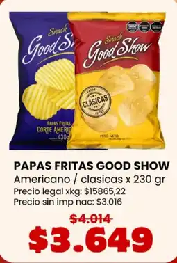 Makro Good show papas fritas americano / clasicas oferta