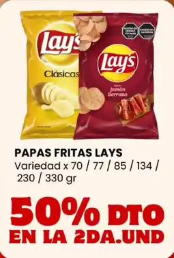 Makro Lays papas fritas oferta