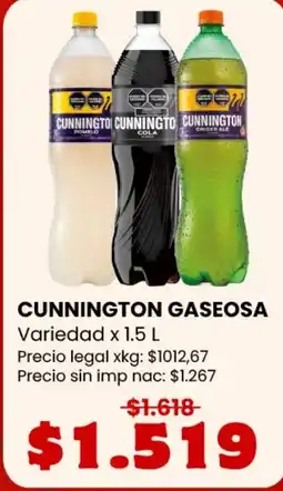 Makro Cunnington gaseosa oferta