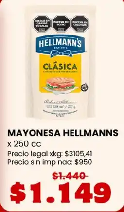 Makro Hellmanns mayonesa clásica oferta