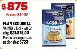 Makro Exquisita flan vainilla oferta