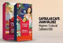 Makro Juan Valdez capsulas cafe mujeres cafeteras oferta