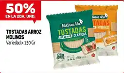 Makro Molinos tostadas arroz oferta