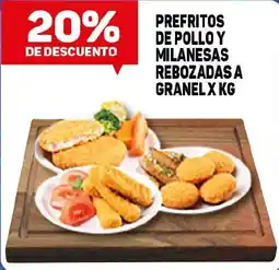 Makro Prefritos de pollo y milanesas rebozadas oferta
