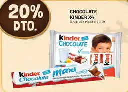 Makro Kinder chocolate oferta