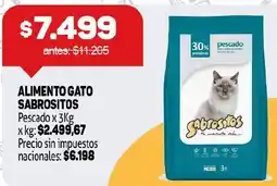 Makro Sabrositos alimento gato oferta