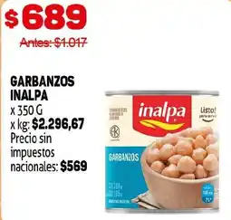Makro Inalpa garbanzos oferta